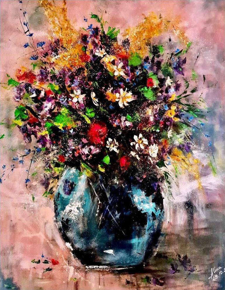 ArteDiAlina.com painting: into quarantine